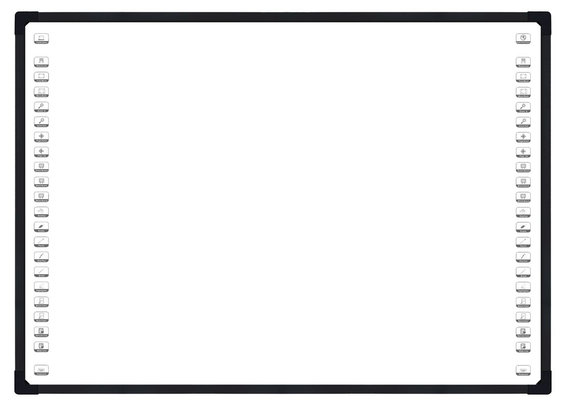 Tableau blanc interactif optique 4 caméras avec 10-32 points tactiles pour une collaboration numérique améliorée