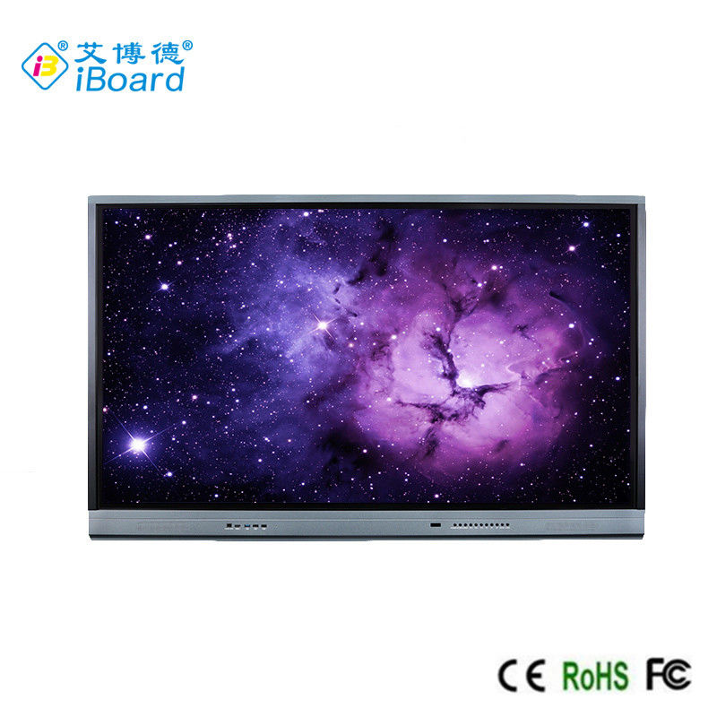 Panel plat interactif de 86 pouces en aluminium monté sur le mur, Android 13, 4+32G, 3840 x 2160