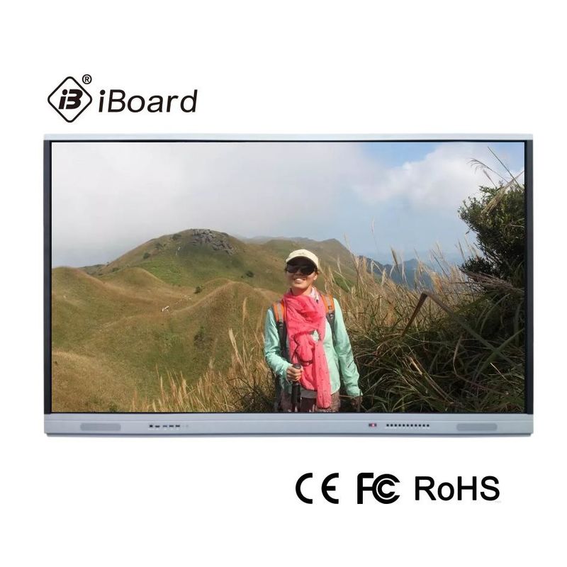 3840*2160 Tableau d'enseignement LCD 5ms Tableau tactile interactif Windows Linux Infrarouge Pour l'enseignement professionnel ou scolaire