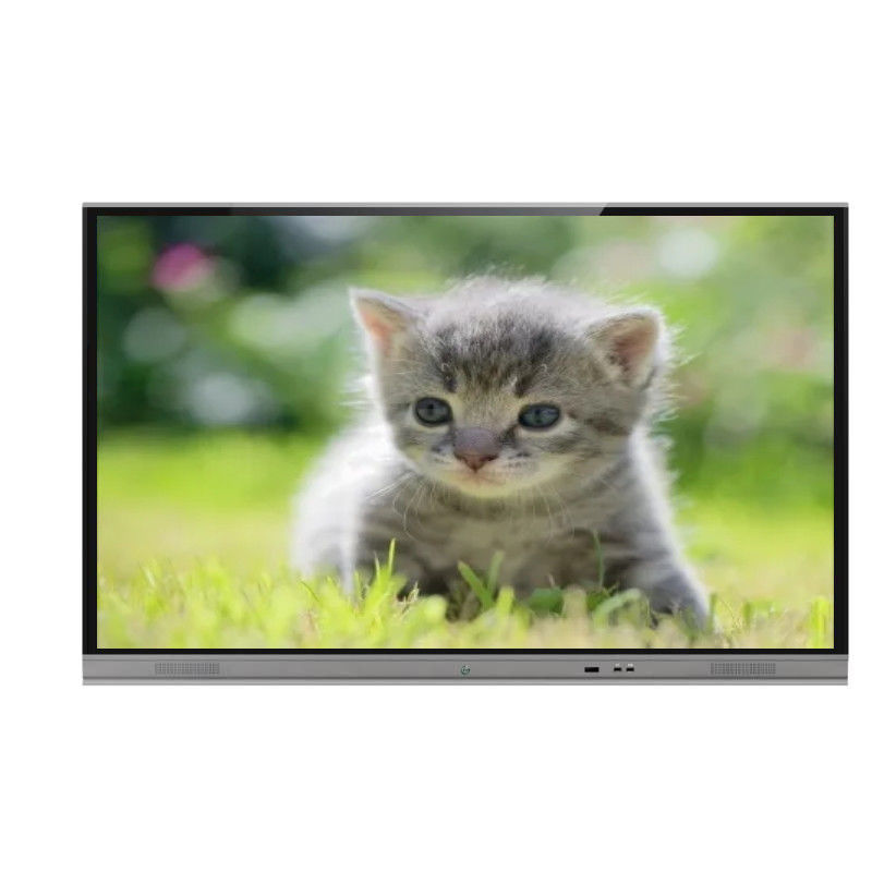 Tableau blanc interactif 4K IFPD Moniteurs intelligents Affichage à écran tactile multi avec caméra et micro Tout en un ordinateur pour l'école