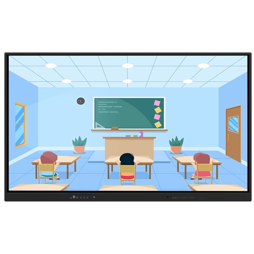 IBoard Tableau interactif OPS PC Android Médias Photo Vidéo Lecteur de film haut-parleurs AC 110-240V Pour les réunions professionnelles d
