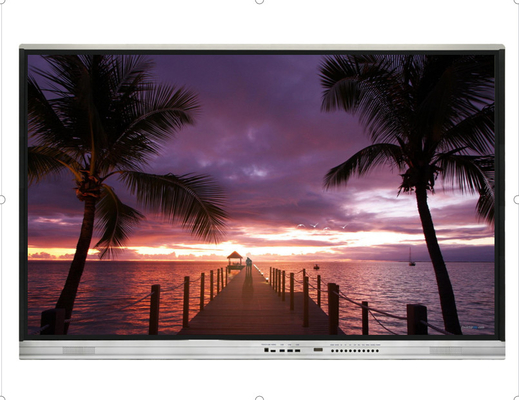 Le grand écran tactile 4K LCD de 86 pouces surveille l'écran plat interactif de Smart Board