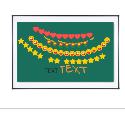 Tableau blanc interactif infrarouge de 78 pouces pour projecteur