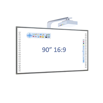 90 pouces tableau interactif infrarouge Tactile en acier nano Surface aluminium cadre en alliage
