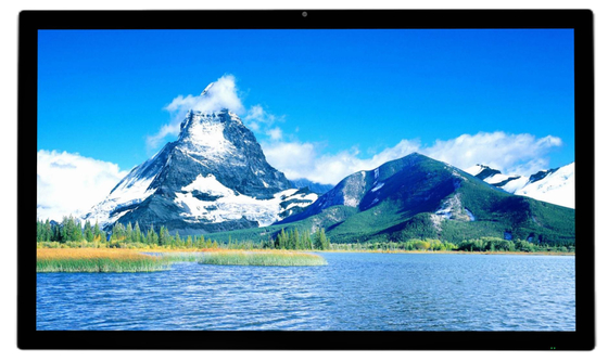 Tableau LCD tactile capacitif 65 pouces 4K 3840*2160 Moniteur en verre trempé anti-éblouissement Aucun système pour la télévision