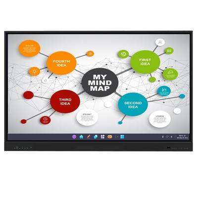 4K Résolution 86 pouces Led Smart Board Tout en un ordinateur Interactif Display à écran plat pour les réunions et l'enseignement