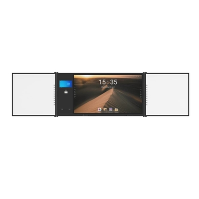 Système double tableau blanc enregistré de 75 pouces Compatible avec Android Windows Linux Ma OS pour la présentation de la formation