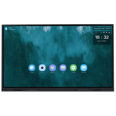 32768 X 32768 Résolution tactile Écran tactile interactif Projecteur utilisant IR Touch Tableau interactif