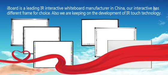 2025 Prix d'usine Infrarouge Touch Interactif tableau blanc avec écriture à la plume / 10-Points Multi-Touch tableau blanc pour l'école