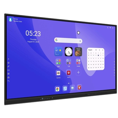55/65/75/86 pouces 4K UHD Interactif Panneau plat Smart Whiteboard Affichage numérique Interactif Écran tactile Interactif