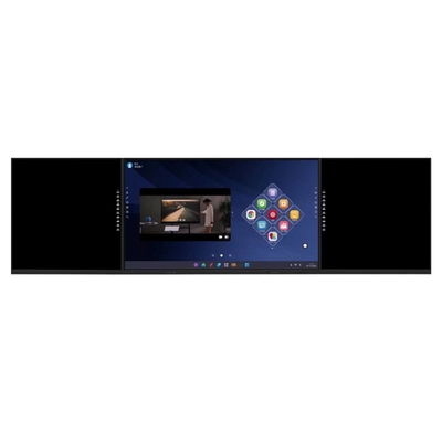 Tableau noir intelligent 86 98 pouces Android OPS Système double 20 points tactiles Caméra Mic Scanner WIFI BT intégré Pour les bureaux d'éducation