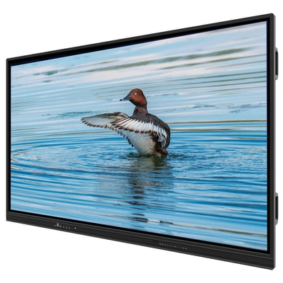 LCD Smart Board Windows OS 10 ou 11 Pro Activé Optionnel 4K UHD 3840*2160 Résolution AC 110-240V Voltage TF Fente OPS Pour l'apprentissage en classe