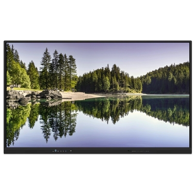 Version plus récente Système Android Interactive Flat Panel Avec Contraste élevé 1200: 1 Et Vitesse du curseur 100 Dot/S 20 Point tactile pris en charge avec écran de partage interactif tableau blanc