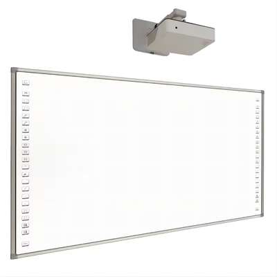 Caméra externe tout en un écran tactile tableau blanc avec couverture arrière en métal et caméra intégrée / externe en option