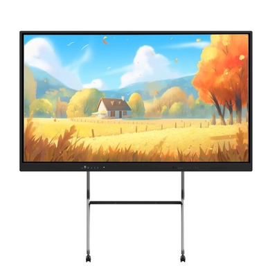 Panneau tactile à stylo Display 75 86 pouces PC Android tout en un 50000 Heures avec USB TYPE-C RJ45 pour les réunions de bureau en classe