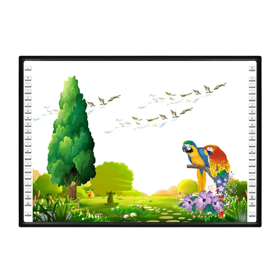Tableau interactif IR en tôle de fer avec système d'exploitation Windows et port de données USB Équipement d'utilisation éducative scolaire Tableau interactif IR électronique