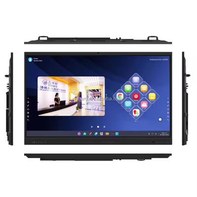 Technologie tactile infrarouge Écran tactile interactif Moniteur 150W Consommation d'énergie 178° Angle de vue
