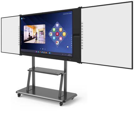 Affichage interactif tout-en-un multi-média 4K de 75 pouces avec scanner de documents numériques interconnecté pour réunion scolaire