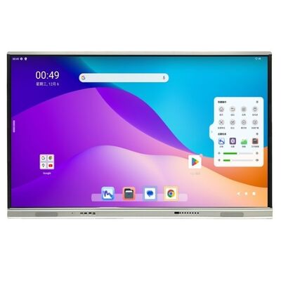 Tableau blanc interactif LED avec caméra et microphone intégrés ou externes en option, avec indice IP ≥ IP5X