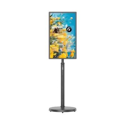 Kiosque d'écran tactile 32 pouces Smart TVs sans fil mobile portable Android téléviseurs rechargeables écran tactile LCD Smart mobile mini écran de télévision