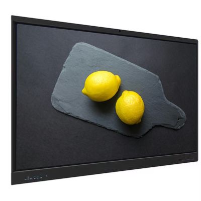Fabricant 4K Interactive Board Android 14 75 pouces Interactive Multimédia Whiteboard Panneau d'écran tactile numérique Pour les réunions d'éducation