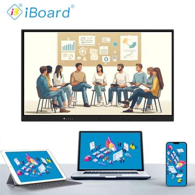 Moniteur à écran tactile interactif de 75 pouces avec système Android pour classe intelligente