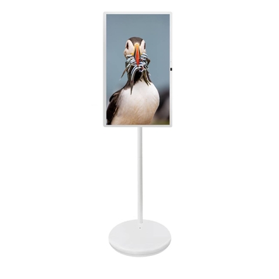 27 32 pouces Android 13 14 8+128G Ram And Rom avec caméra 1300W 2x5W Mobile Stand Pour la télévision à domicile Tableau de réunion Moniteur de menu