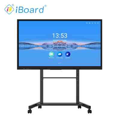 Display interactif à écran plat de 75 pouces Touch Smart Board avec Android 14 4+32G pour l'éducation