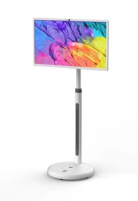 Téléviseur à écran intelligent sans fil de 23,8 pouces avec 10 points de contact capacitifs et batterie intégrée (5-6H)