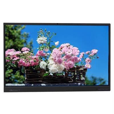Tableau blanc interactif IBoard 4K Ultra HD avec technologie tactile infrarouge et double système d'exploitation pour un enseignement intelligent