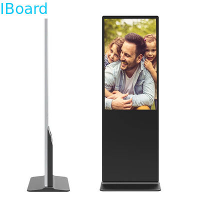 Affichage numérique autonome avec une luminosité de 500 à 2500 nits et un écran LCD 16,7 M couleurs pour la publicité intérieure
