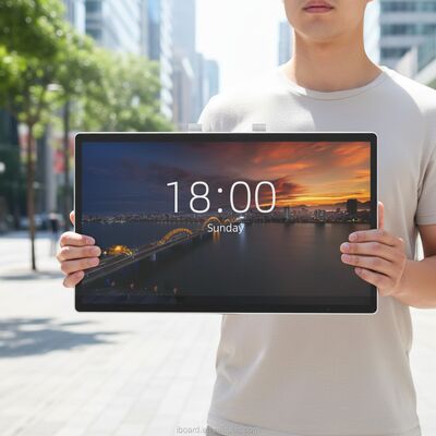 Scanner de code QR construit avec écran tactile Kiosque Style de mode avec un rapport de contraste de 4000 à 1 Conçu pour l'interaction du client