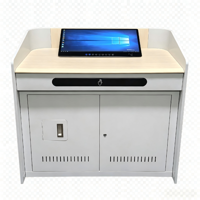 Tablette tactile numérique de podium de 23,8 pouces pour bureau et salle de classe