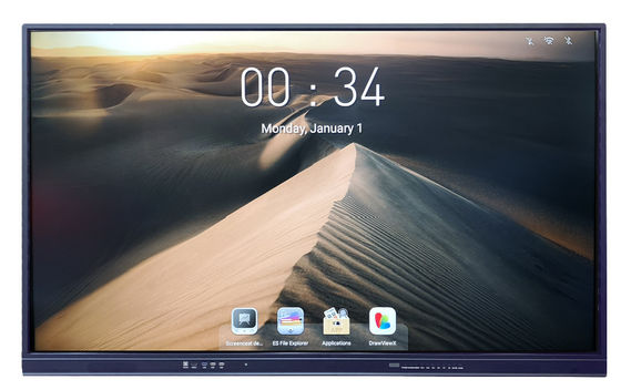 Tableau numérique interactif à écran plat IR 55 pouces, écran tactile intelligent