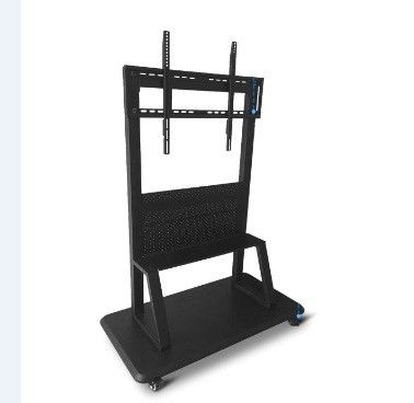 support mobile électronique 220LBS 800x600mm métal noir 52-86 pouces pour moniteur à écran tactile
