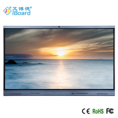 Moniteur multi infrarouge de contact LED de conférence de panneau futé d'Android 11 avec construit in camera