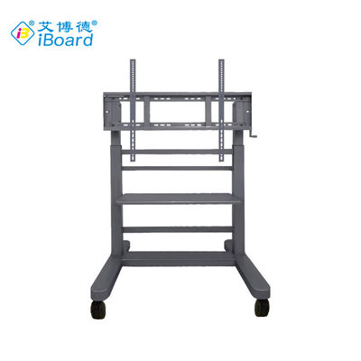 Haute qualité 40Kgs tableau blanc interactif support écran plat chariot ascenseur muet roulettes