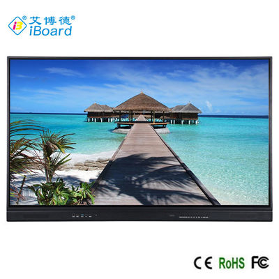 Tableau blanc interactif iBoard LCD Panneau interactif Android 11 Option caméra 86 pouces