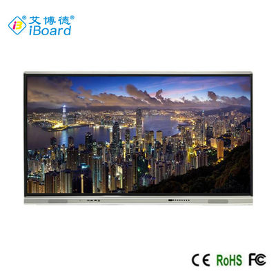 panneau futé d'écran tactile de 86 pouces angle de vue de 178 degrés, vue en aluminium, grand écran tactile multi