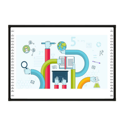 Tableau blanc interactif de contact multi de série de l'école T 10 points de couleur argentée avec le logiciel d'enseignement