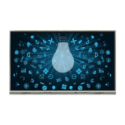 65 écran tactile interactif d'Android 11 de tableau blanc de panneau futé d'affichage à cristaux liquides 4K avec USB-C
