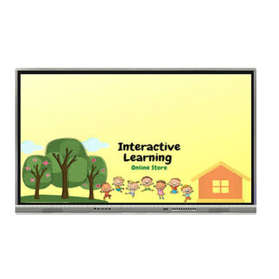 Grain noir cadre couleur LCD Smart Board avec 50000 heures de cycle de vie