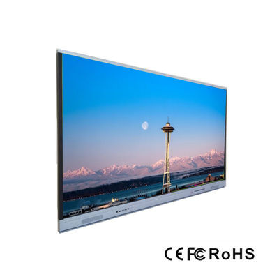 65 75 type interactif verre trempé de moniteur d'écran tactile de 86 pouces de barre de bâbord de C