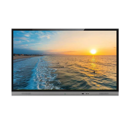 Le panneau interactif 86 pouces a mené le contact infrarouge du cadre 4K 350cd/m d'alliage d'aluminium de panneau futé