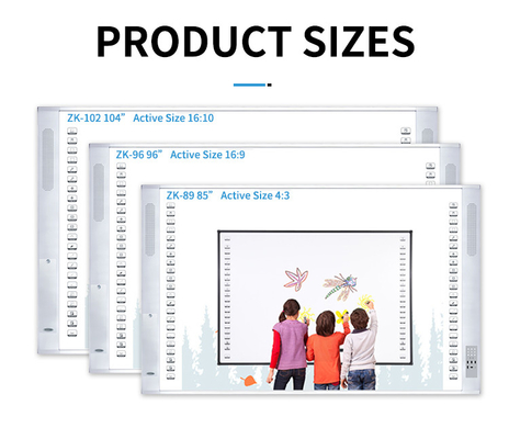 Tous dans un cadre ultra mince multi de point de tableau blanc interactif futé pour la salle de classe